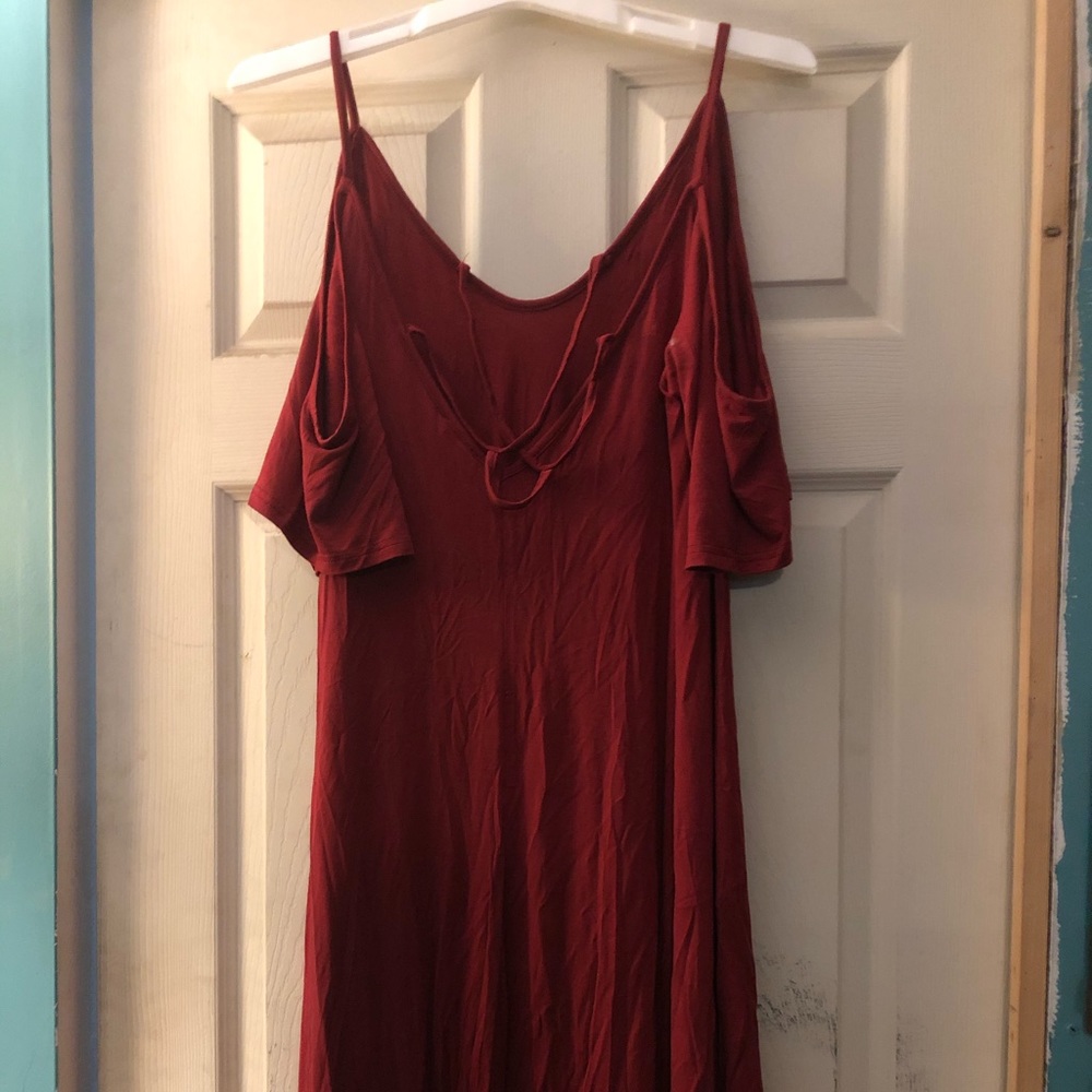 Cold shoulder dress